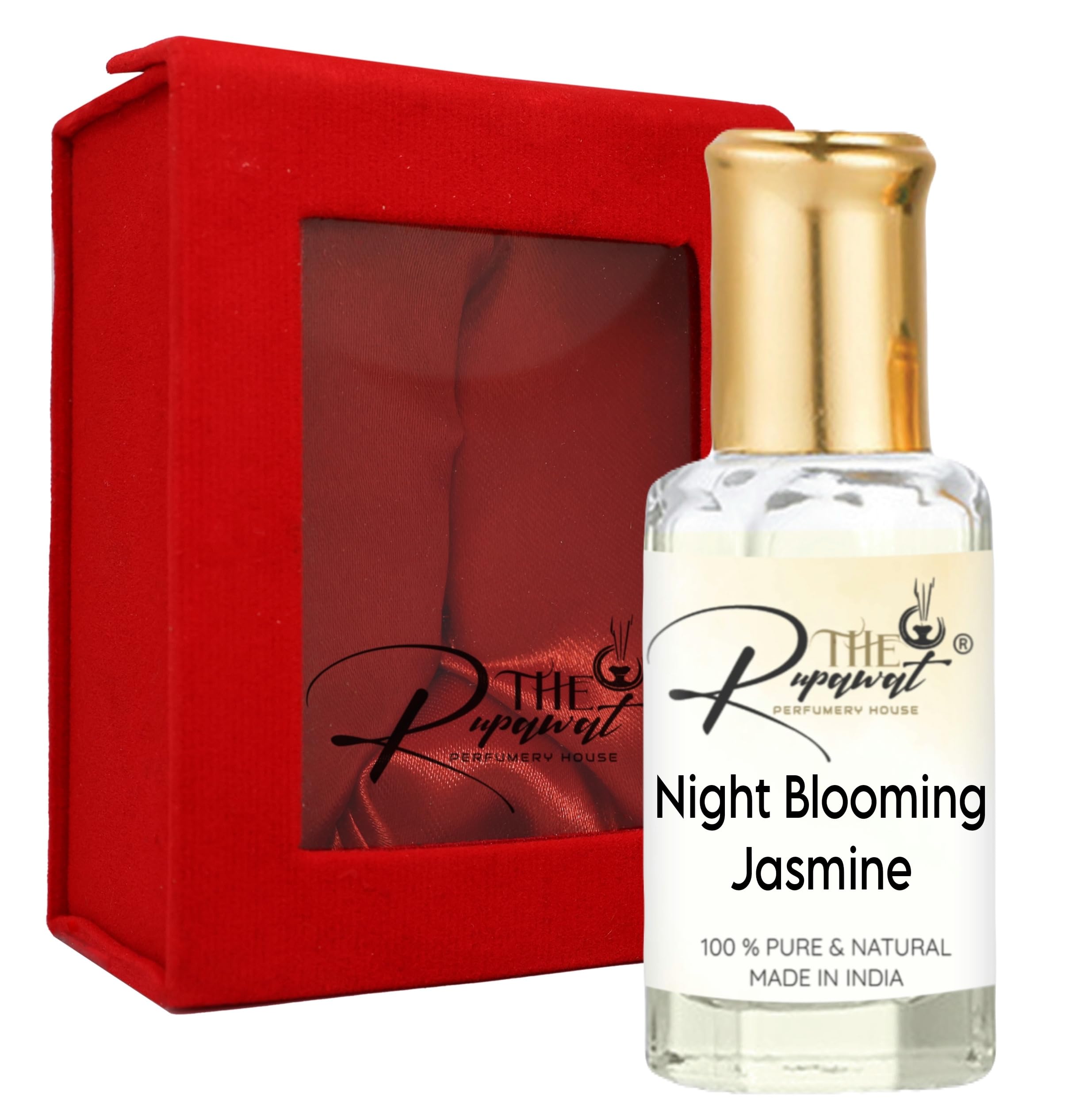 The Rupawat Perfumery House Night Blooming Jasmine Premium Attar Perfume for Men & Women | Non-Alcoholic Roll-On Long-Lasting Fragrance-image-18