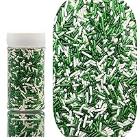 Vista 23 de SE Si&Moos White Sprinkles - Gránulos blancos comestibles de Jimmy suaves para decoración de pasteles de Halloween, decoraciones de galletas