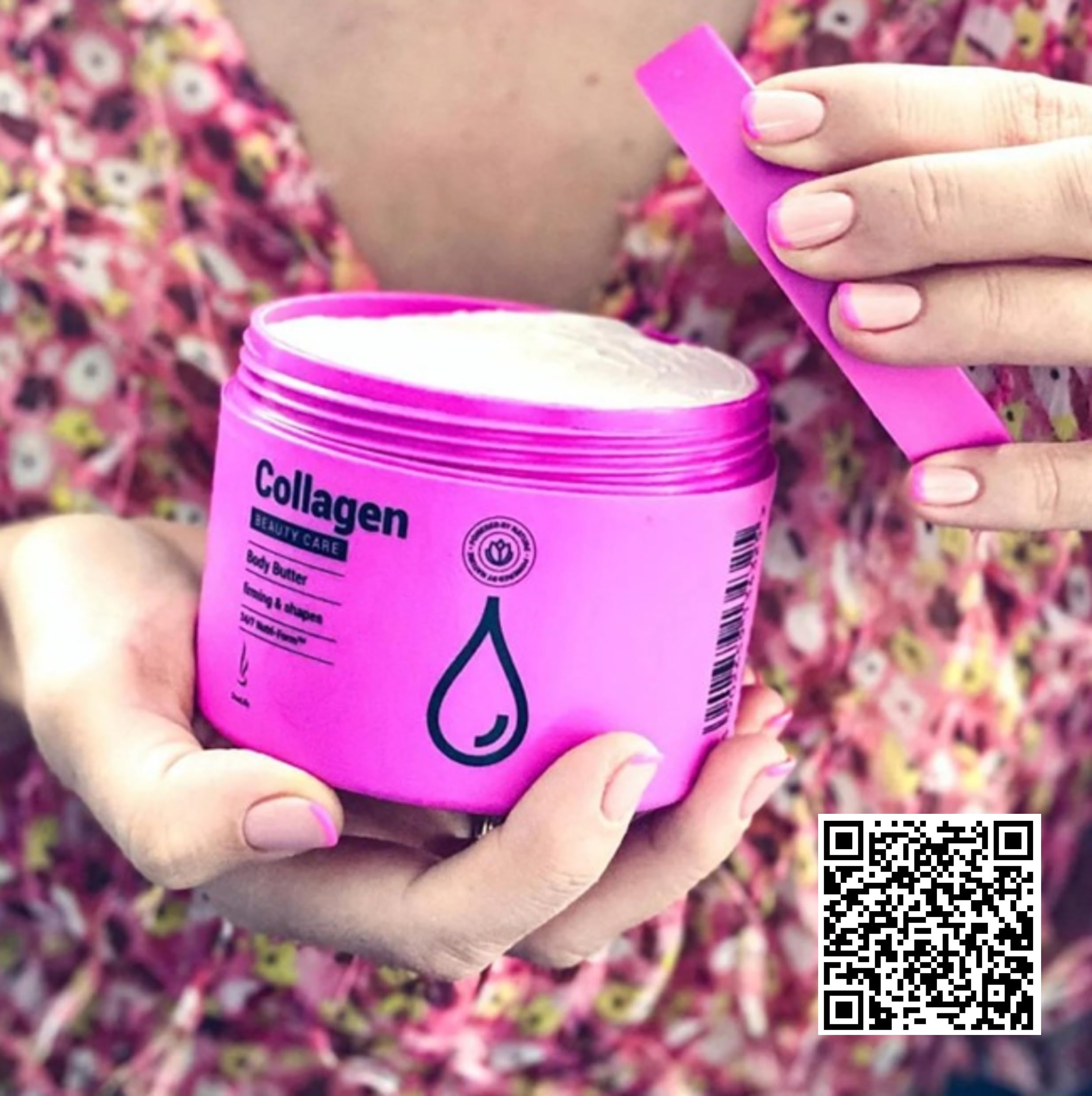 Kolagen Body Butter 200 ml Duolife, ujędrniające masło do ciała - Poprawia nawilżenie i elastyczność skóry - 5 kwasu hialuronowego i 8 ekstraktów roślinnych