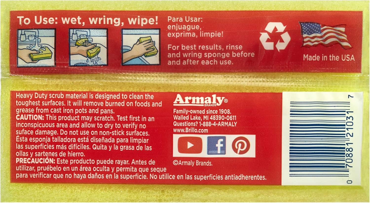 Estracell Heavy-Duty Scrub Spon