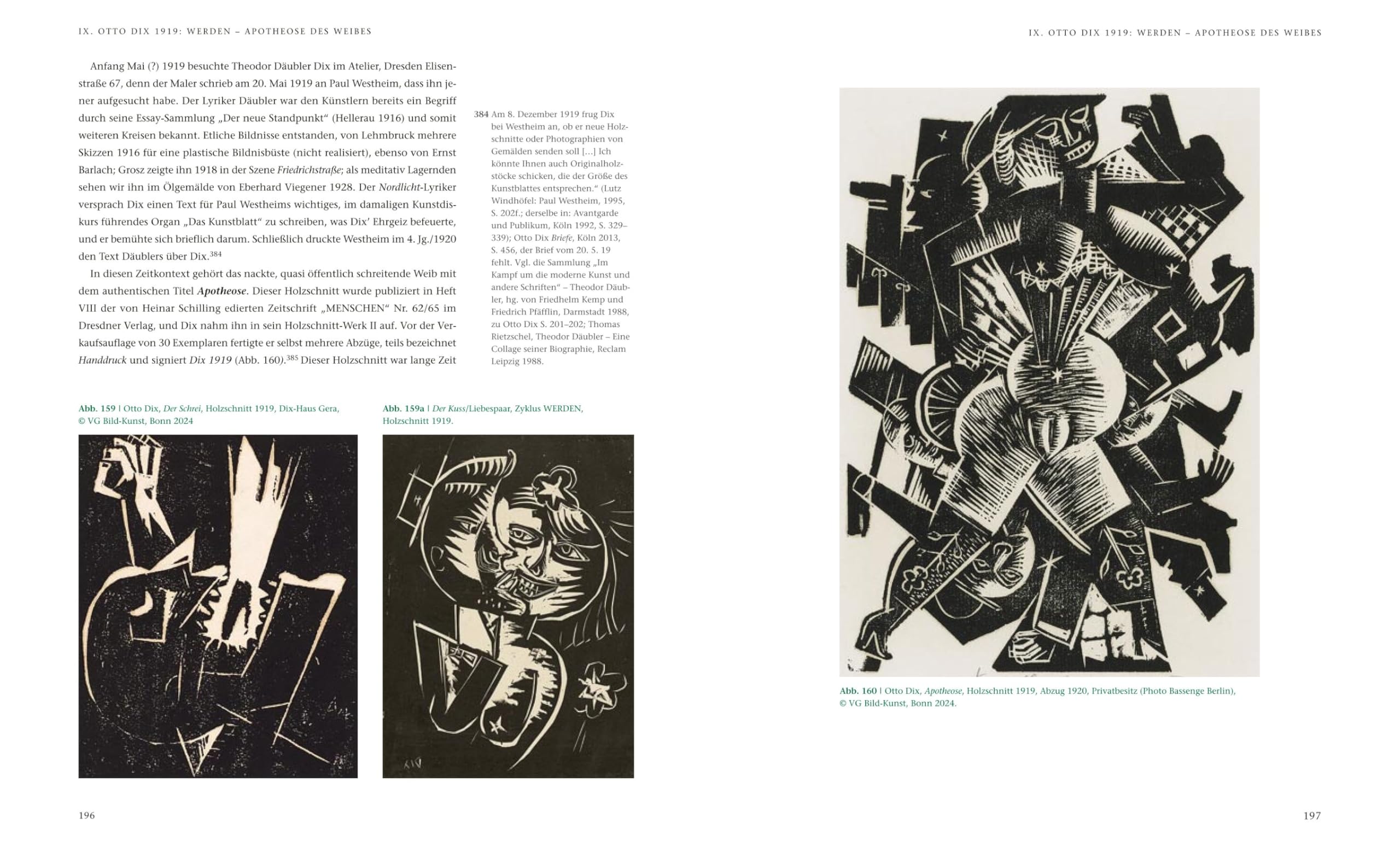 An die Schönheit Otto Dix: Von der Apotheose zur Todsünde