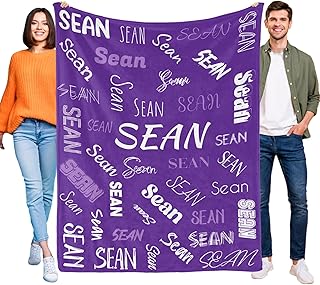 Mantas personalizadas con texto, manta con nombre personalizado, mantas personalizadas, manta de cama suave, mantas regalo personalizado para bebés, niños, Audlt