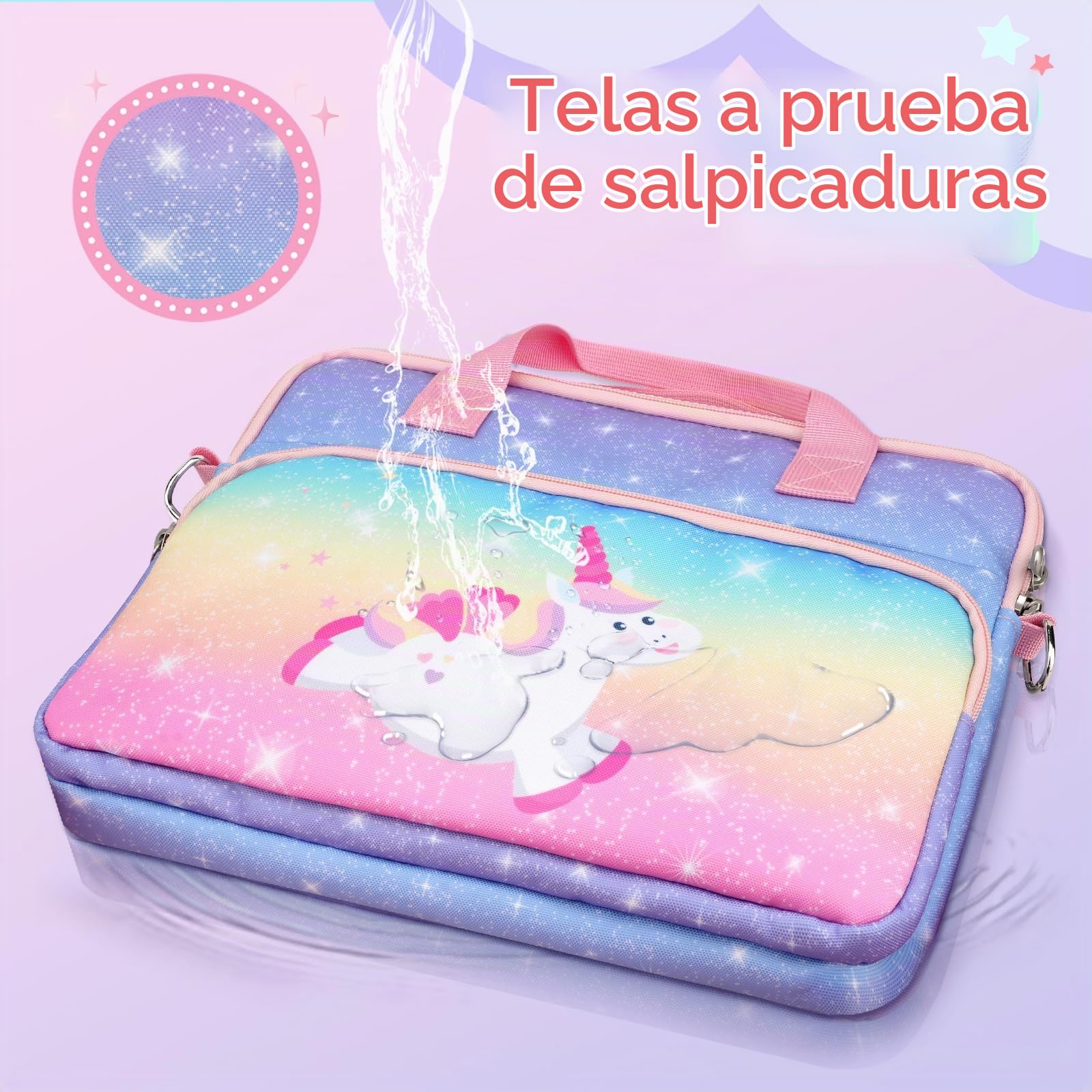 TiMOVO Funda para Tableta 12,5 Pulgadas, Bolsa Protectora para Tablet para Infantil, Funda para Tableta con Bandolera, Bolsa para Tableta Portátil para Fire Tablet, Kindle, iPad