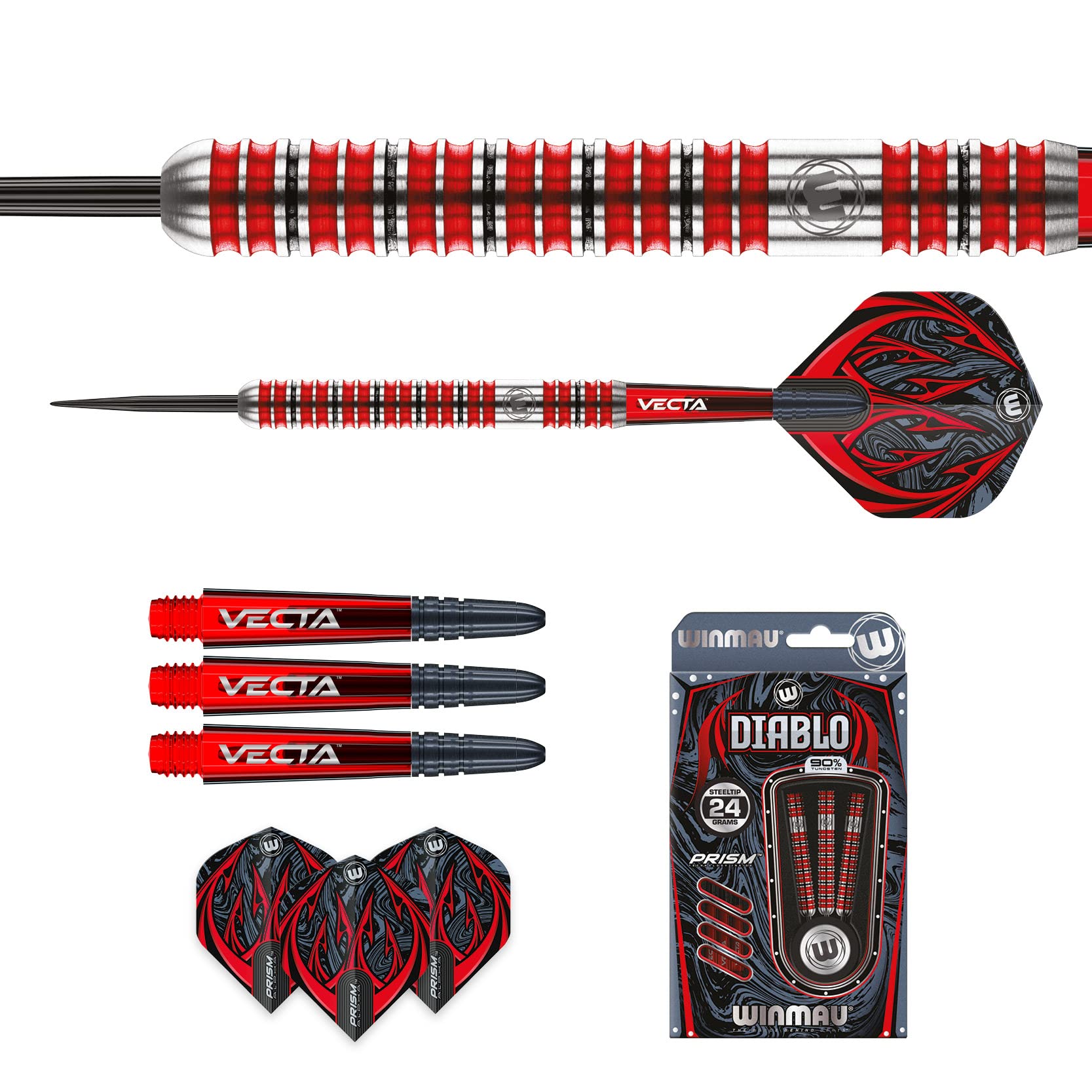 Amazon.co.jp: Winmau Diablo 24グラム プロフェッショナル