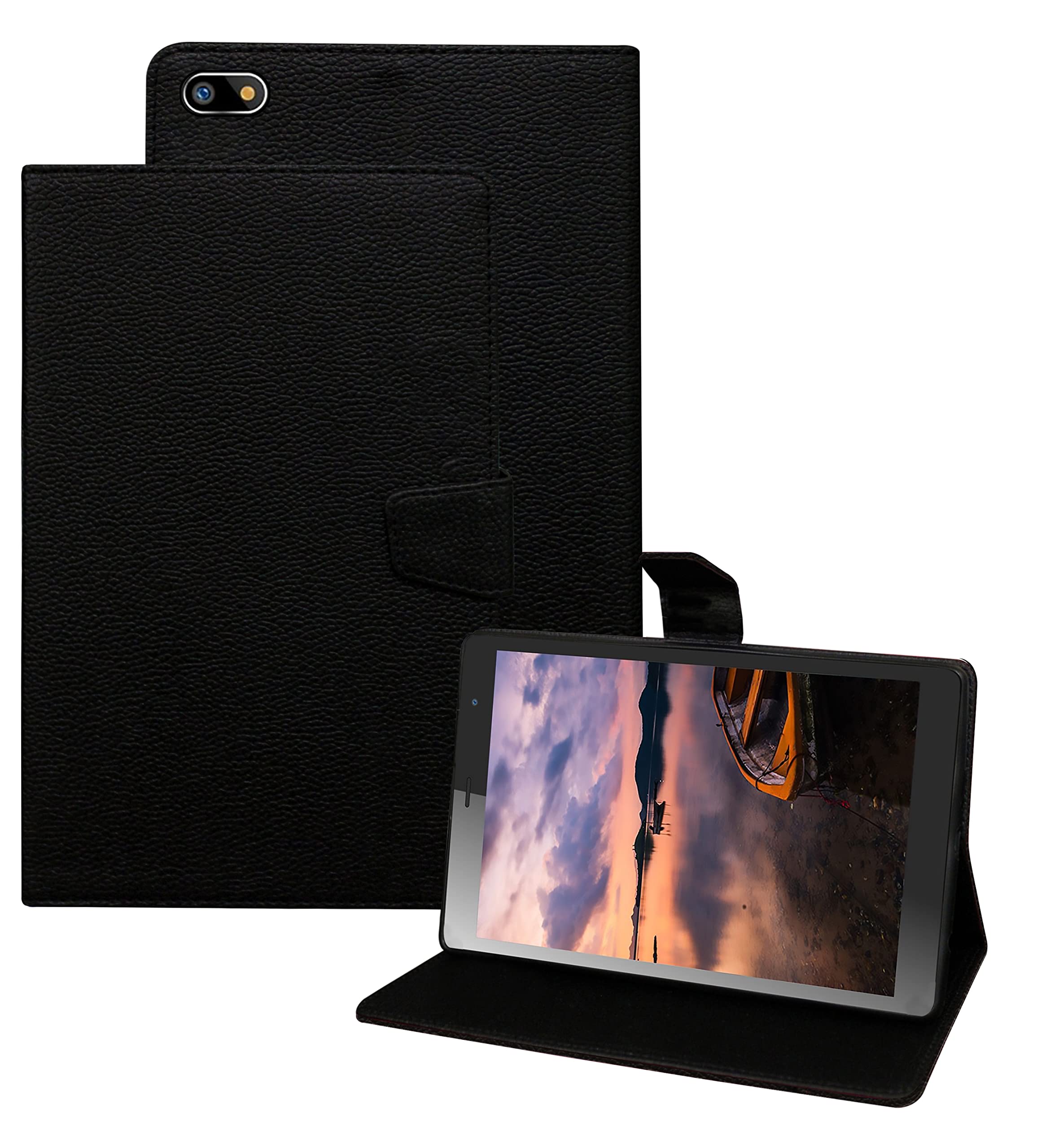 TGK Executive Adjustable Stand Leather Flip Case Cover for Acer One 8 T4-82L Tablet (Black) (B09RVY7DPS) Amazon Price History, Amazon Price Tracker