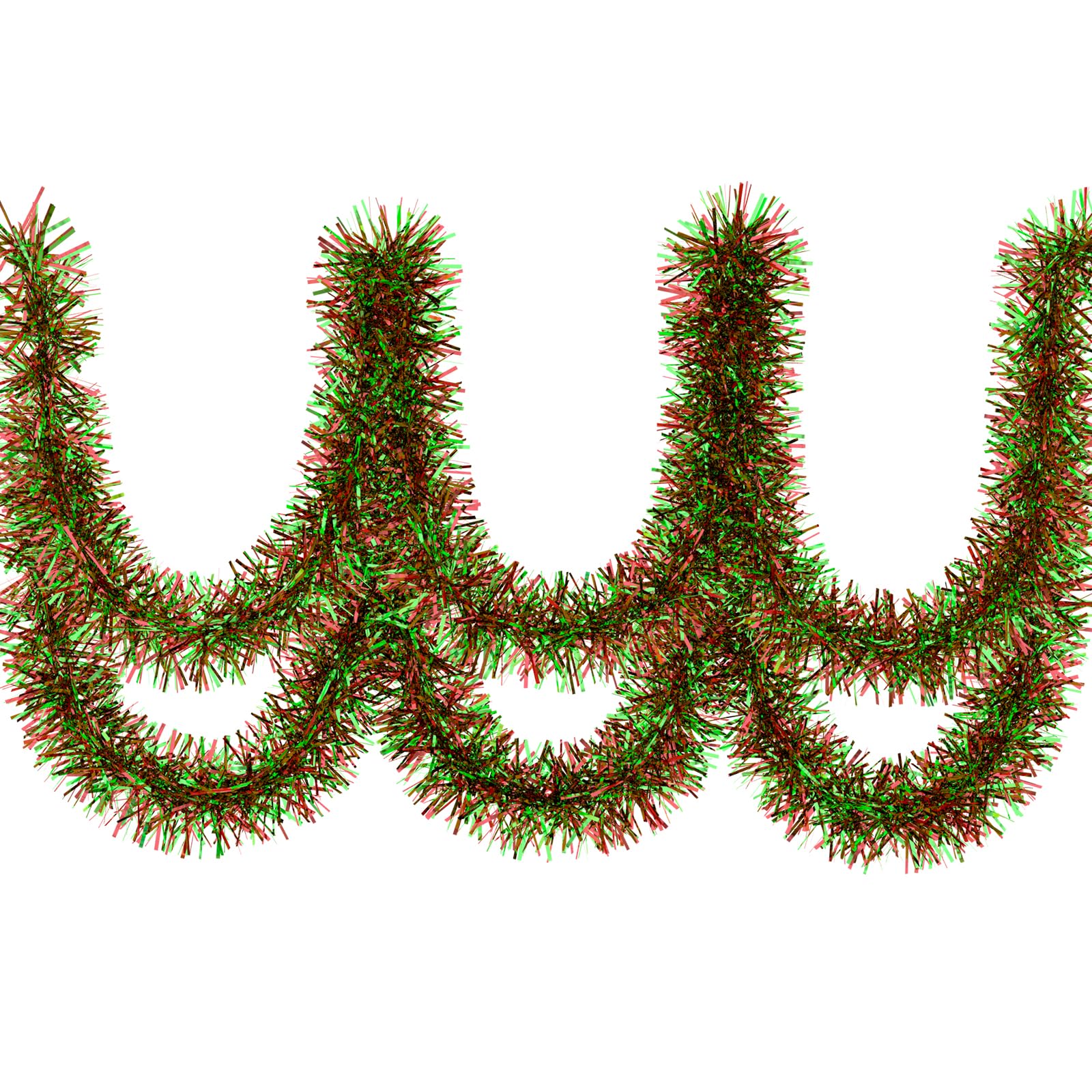 TranquilBliss 50 Feet Christmas Garland, Non-lit Soft for Indoor Decor or Outdoor Use, Premium Quality, for Christmas Decorations, Stairs, Railing, Wreaths, Closets, Windows, Tree(Red, Green)