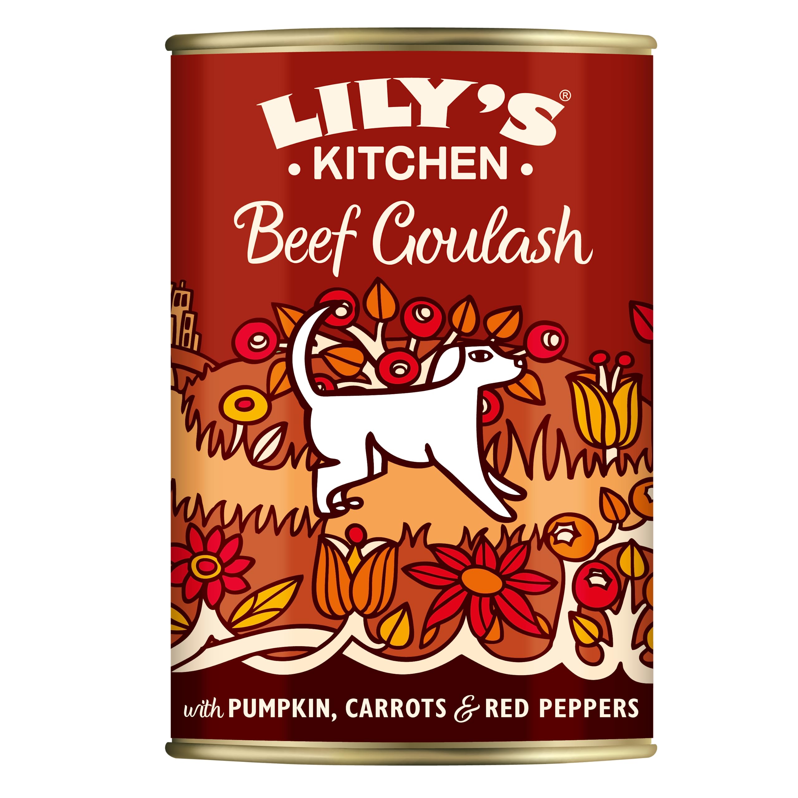 Lily's Kitchen Mangime ottimale per cani gulasch di manzo (6 x 400 g)