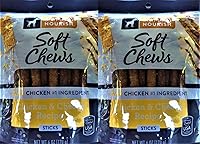Simply Nourish Chicken & Cheese Soft Chews Dog Treats 2-Pack - Nutritious Rewards for Medium & Large Adult Dogs