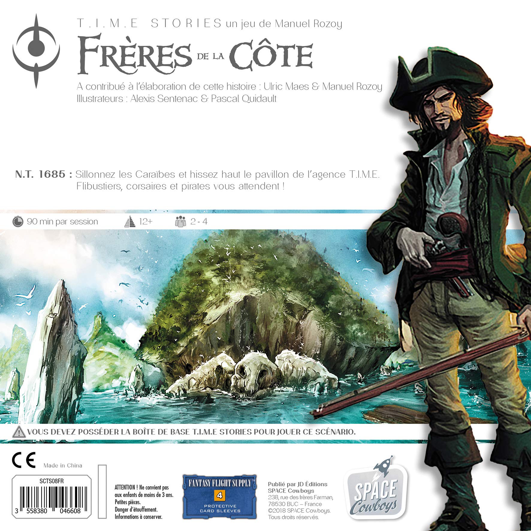 Asmodee Space Cowboys | T.I.M.E Stories - Scénario Frères de la Côte