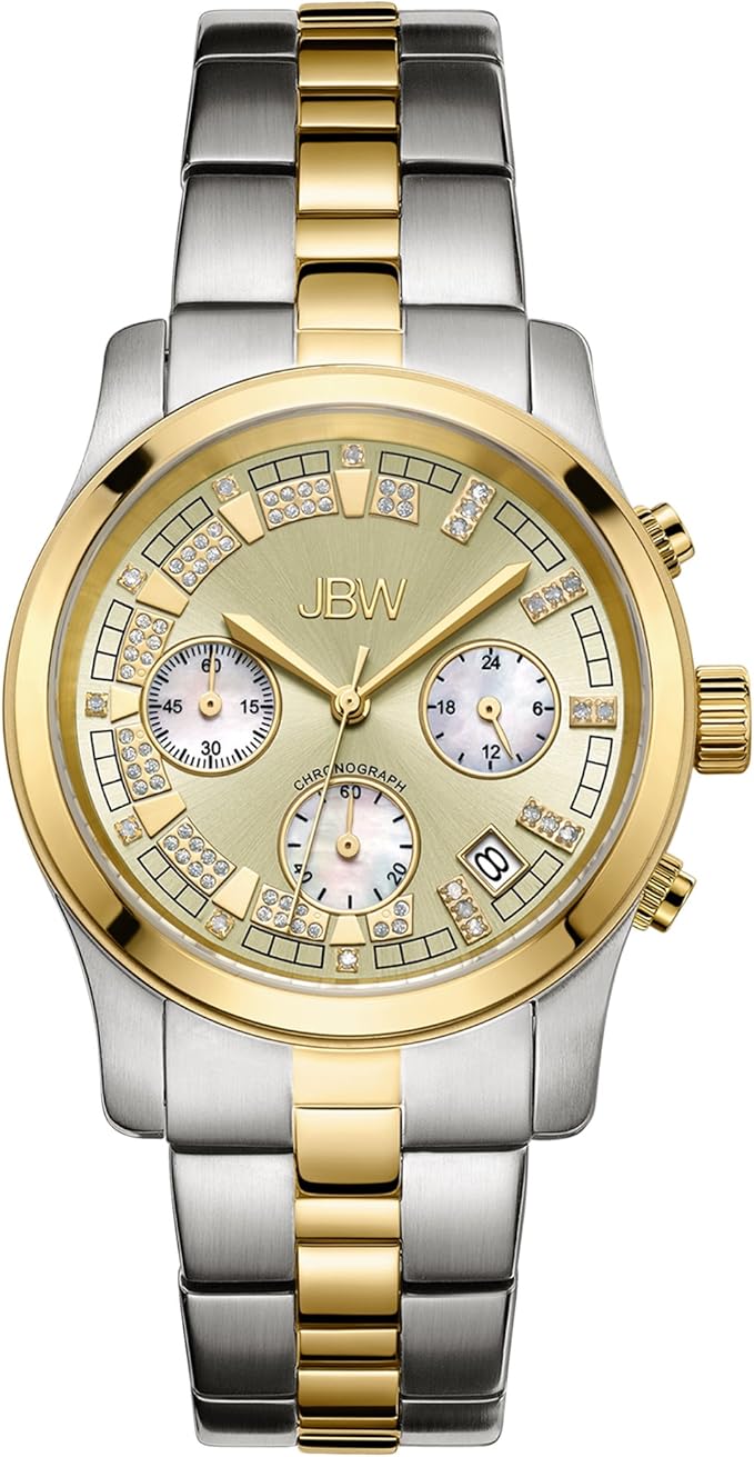 JBW Women's Alessandra 0.20 ctw Diamond Stainless Steel Watch JB6217C