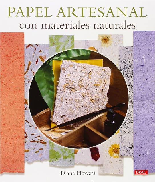 Portada de Papel artesanal con materiales naturales