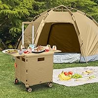 Vista 126 de FELICON SELORSS - Carrito plegable portátil con ruedas para subir escaleras y ruedas giratorias de 360°, mango telescópico, caja de plástico