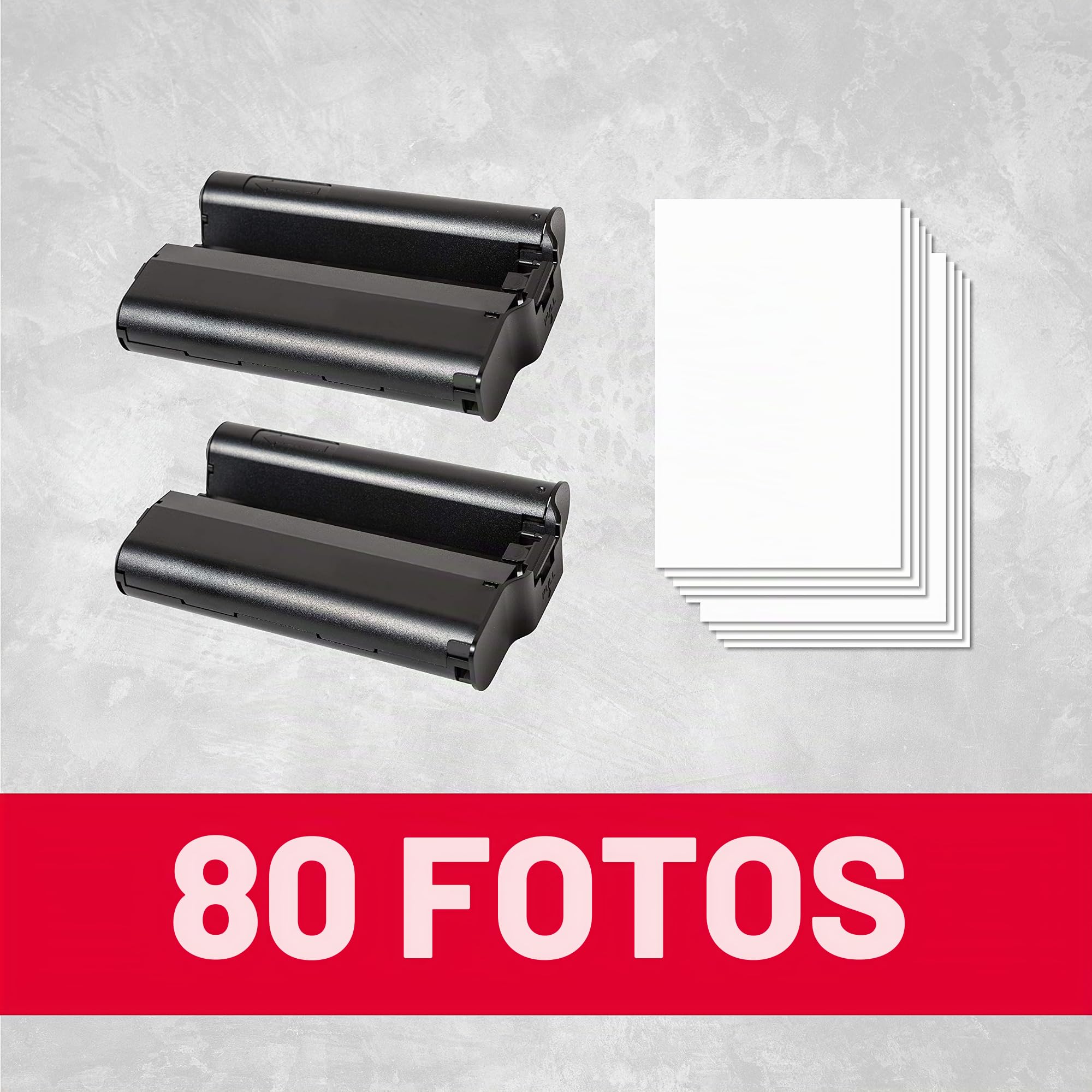 AGFA Photo - Kartusche und Papier, 40 Fotos, Format 10 x 15 cm, AMOC, kompatibel mit AGFA Photo Realipix Moments und Kodak PD450, PD480 und PD450WIFI 80