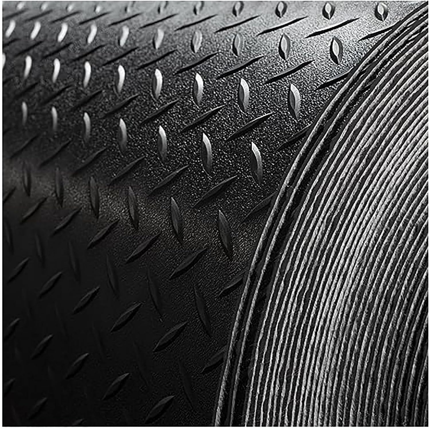 BABYCE Gym Mat Flooring for Home Gym Roll Red Gray Green Black 6 9 13 16 FT Garage