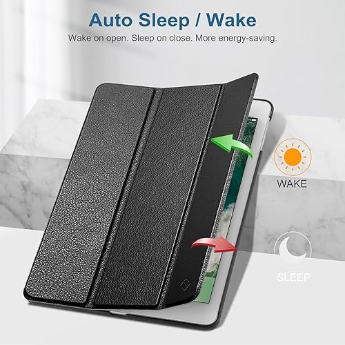 Miniatura 4 de Fintie Funda Smarshell delgada para iPad Air 2 Negro