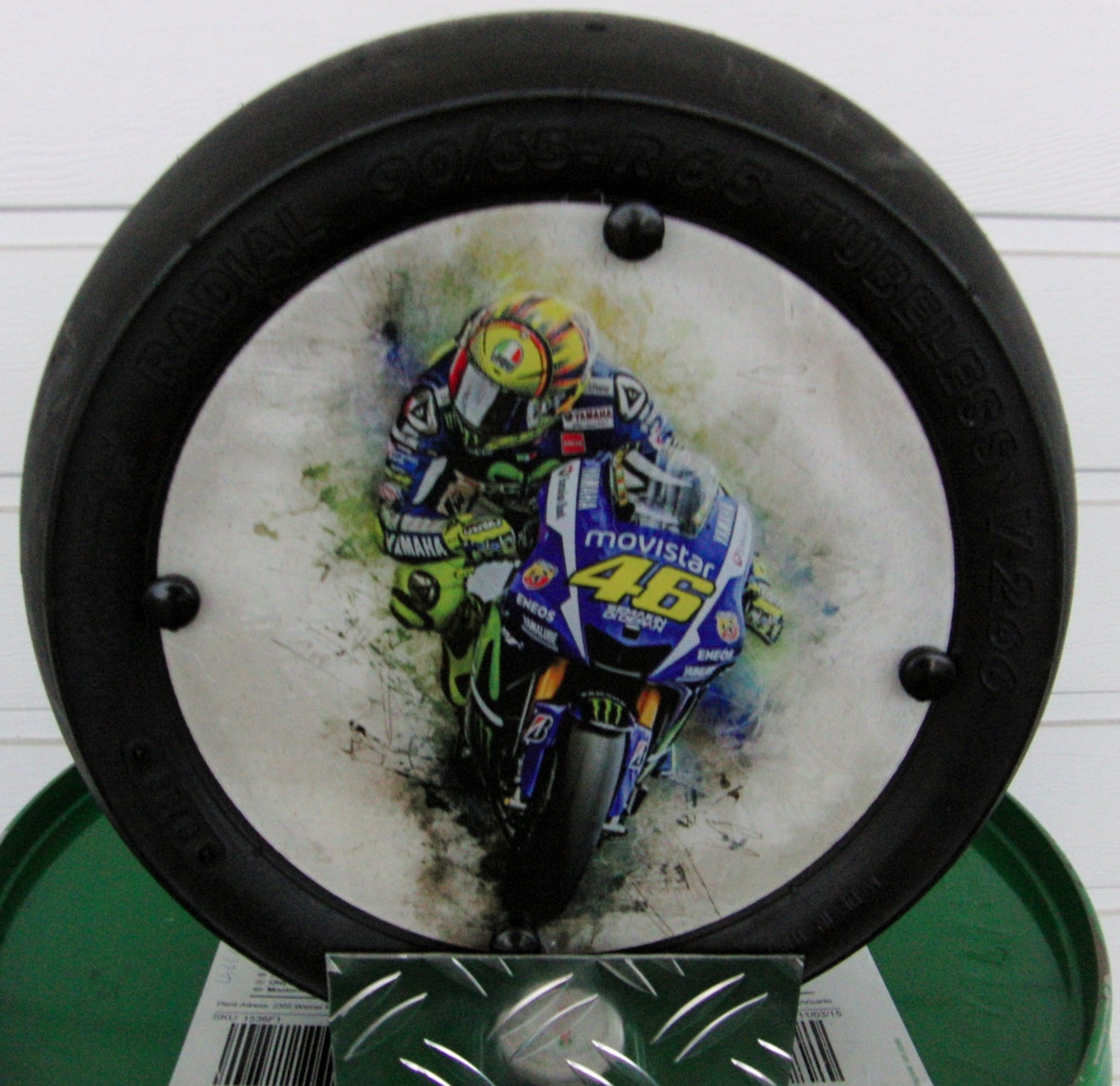 Rossi "Art" VR 46 Moto GP "Minislick" Motorsport Geschenk,