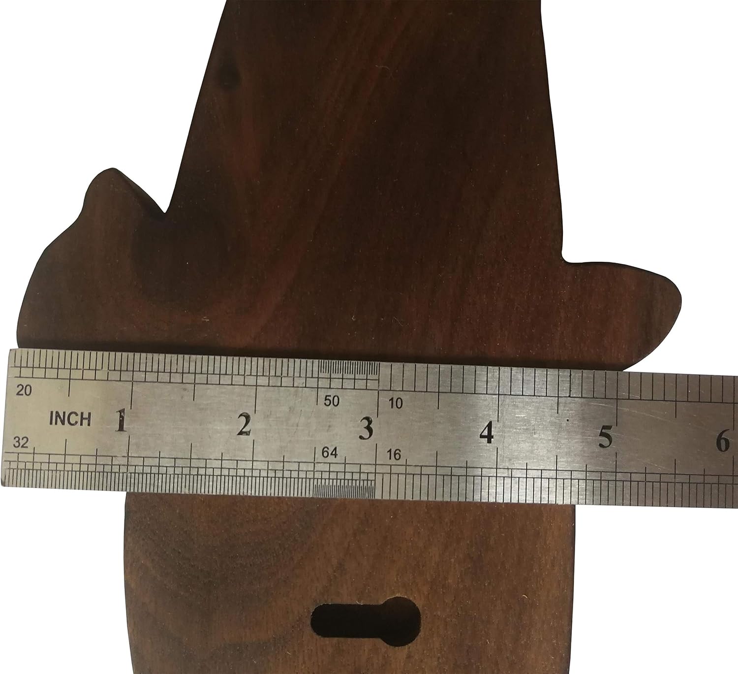 5 Rows Powerful Magnets 16 Inch Solid Walnut Wood Fish Shaped Kitchen Magnetic Knife Strips Holder Rack,Wall Mount,Metal Tools Organizer