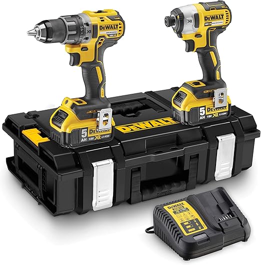 DeWalt DCK266P2-QW - XR kit with DCD796 cordless hammer drill, DCF887 impact driver, 2 Li-Ion 5, 0 Ah batteries and DS150 organizer