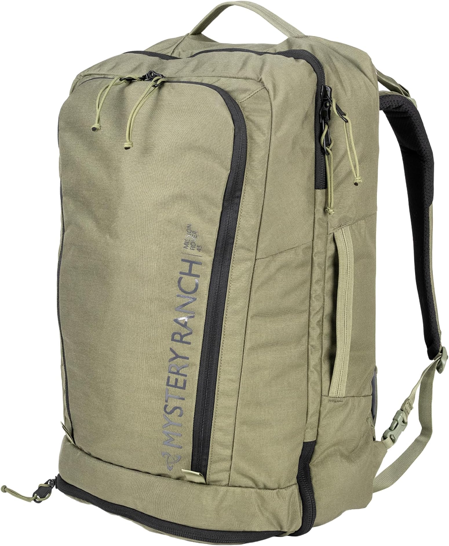 Mission Rover 45 Backpack – Duffel Bag with Side Handle, Lockable Zippers & Padded Laptop Sleeve – Ponderosa