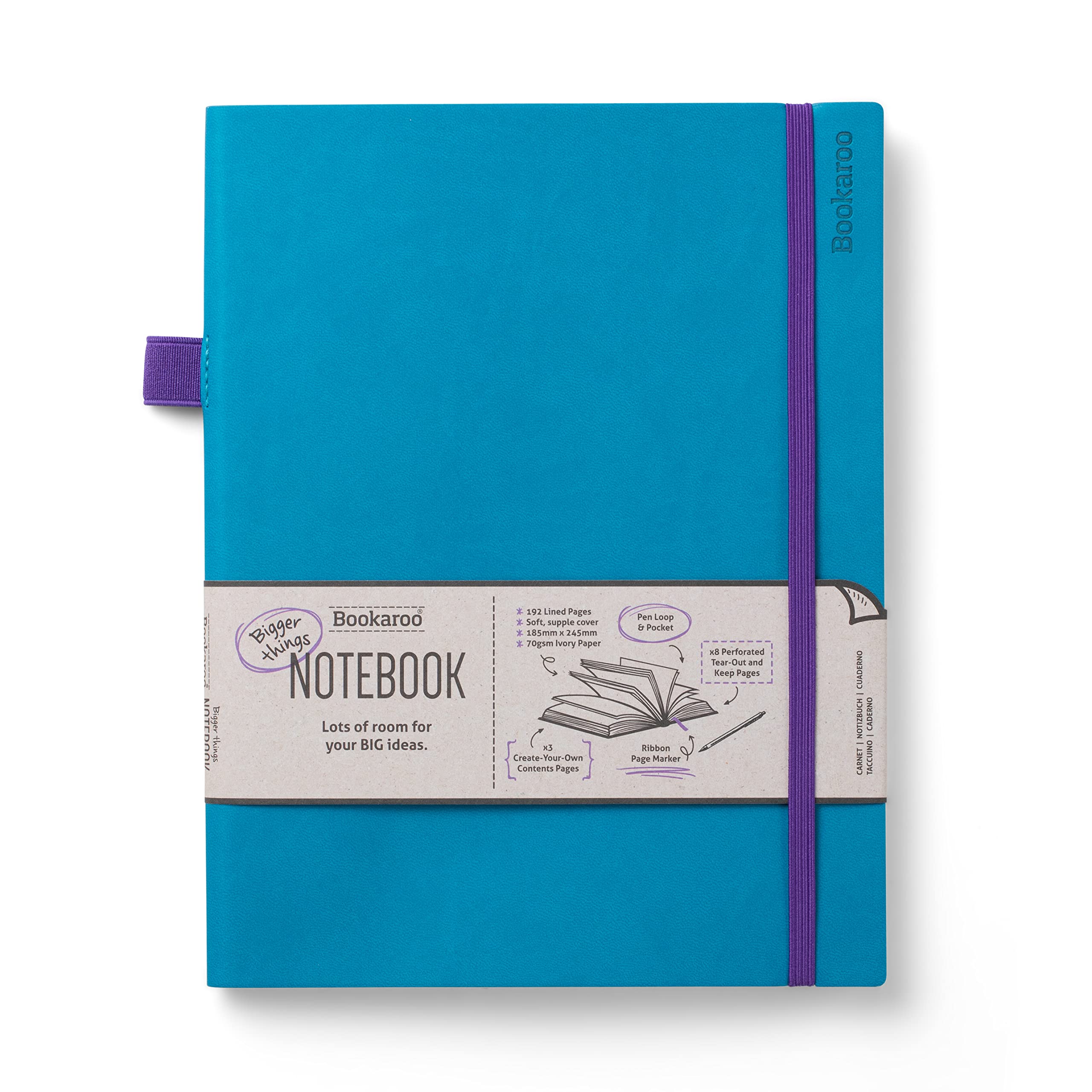 IFBookaroo Bigger Things Notebook Journal - Turquoise