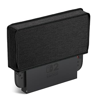 JUSPRO Dust Cover for Nintendo Switch 2, Anti Scratch Protective Dock Cover for Nintendo Switch 2 Console