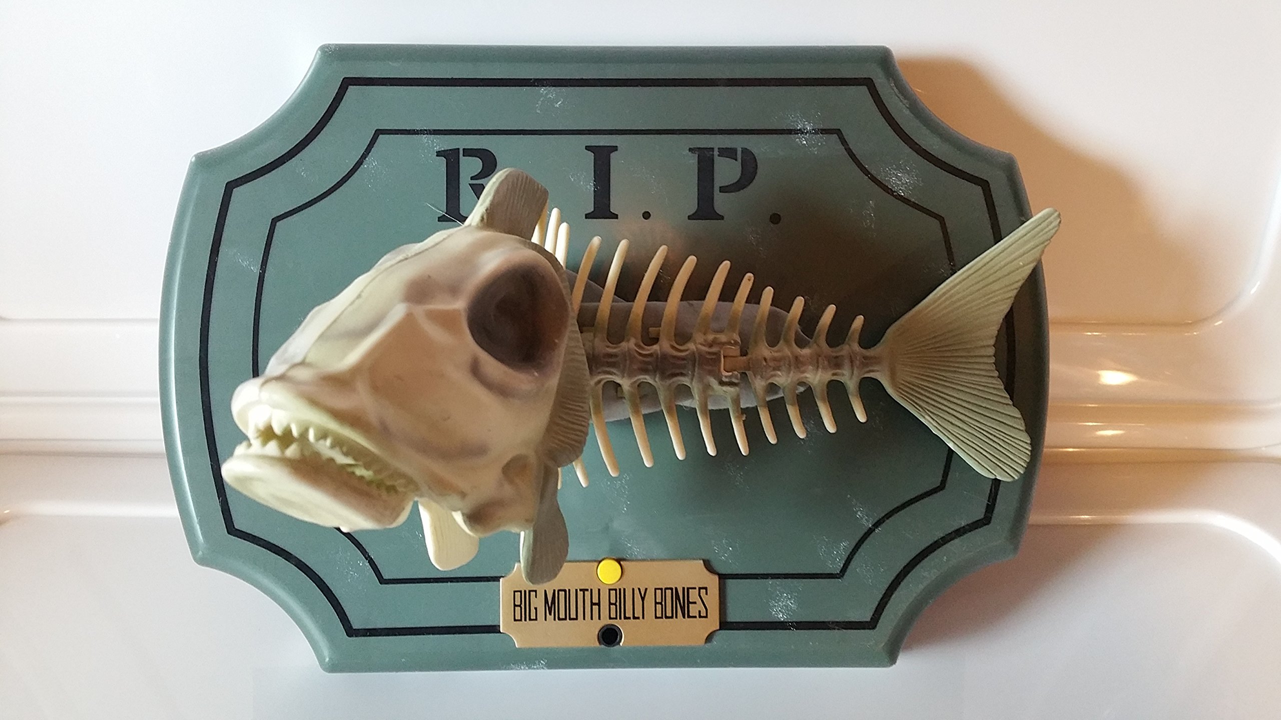 Gemmy Big Mouth Billy Bones – Poisson Squelette Animé Vintage 1999 (bouge La Bouche)