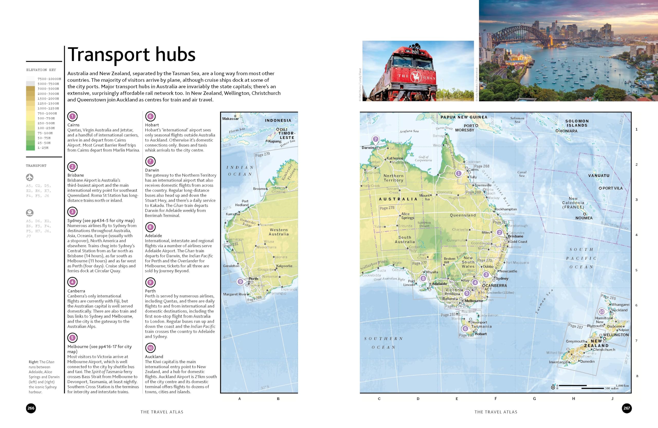 The Travel Atlas 1ed -anglais-: 205 Comprehensive Maps for Every Country on Earth | Itineraries from 2 Days to 2 Weeks | Trip Planning Tools & Recommended Activities