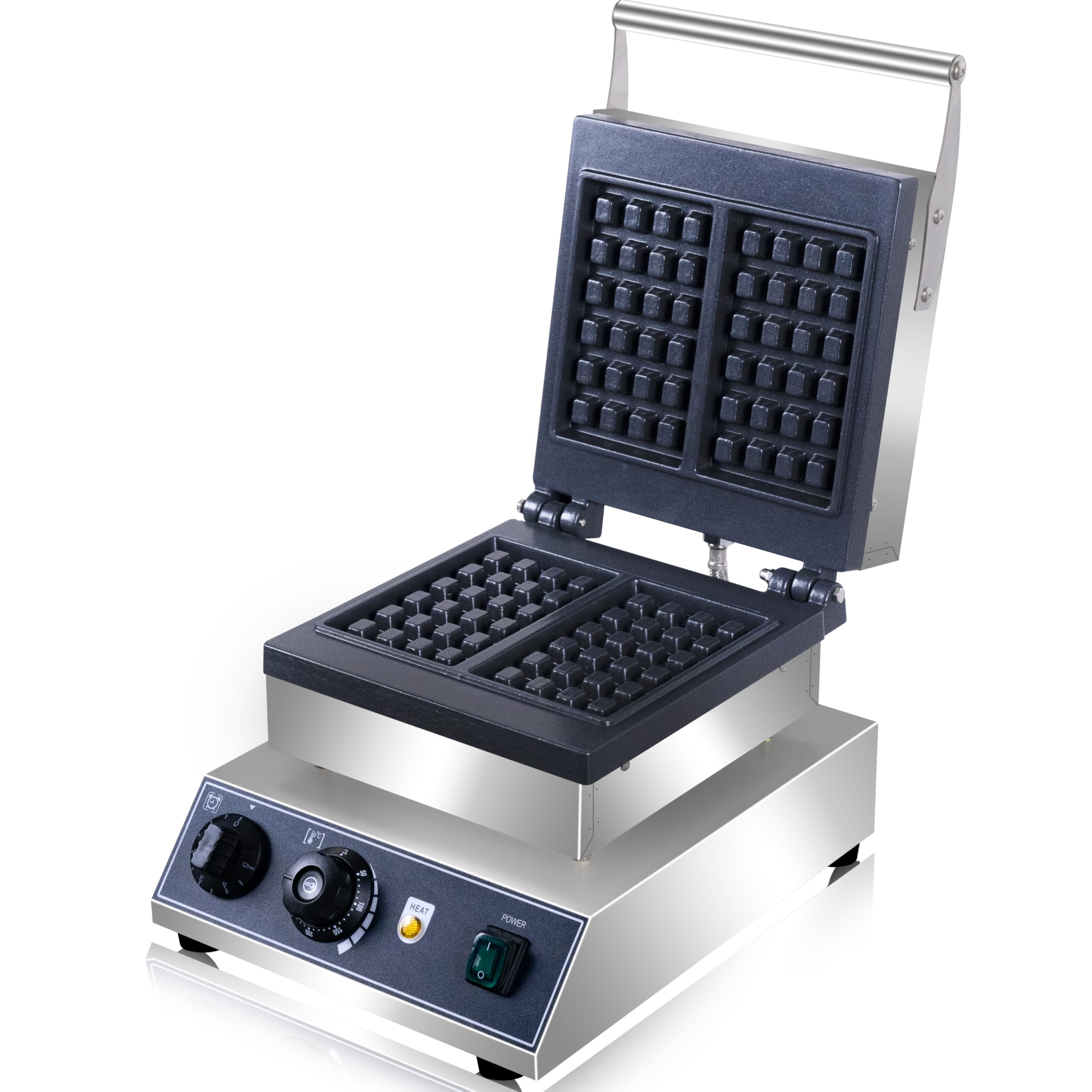 Amazon.com: Waffles Maker 2 Slices, Large Square Belgian Waffle