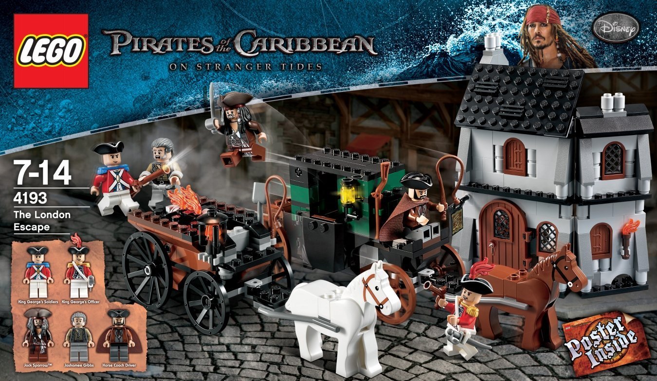 Amazon.com: LEGO Pirates of the Caribbean 4193: The London Escape 
