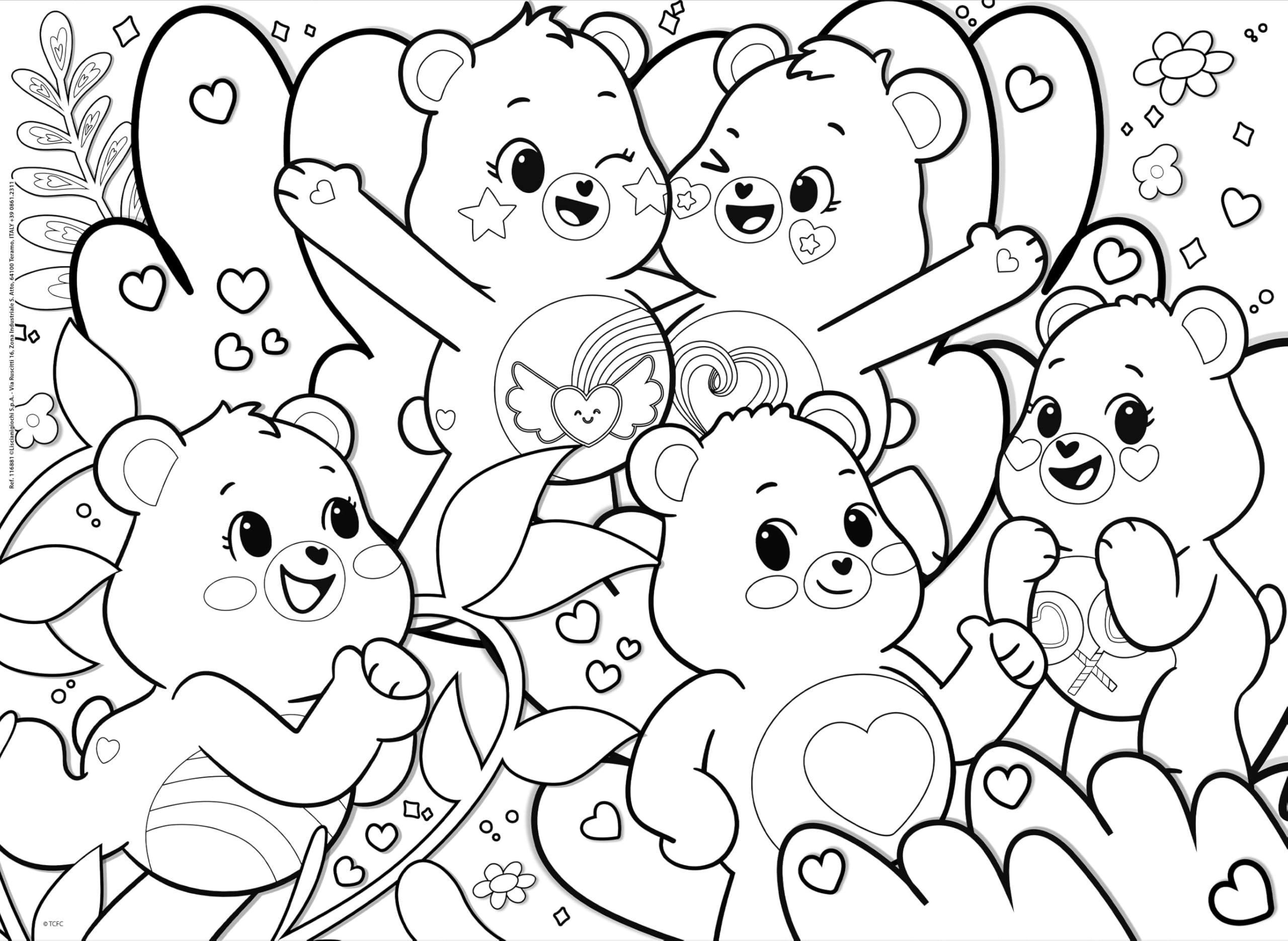 Lisciani Giochi - Care Bears Puzzle DF Maxi Floor 24, 116881