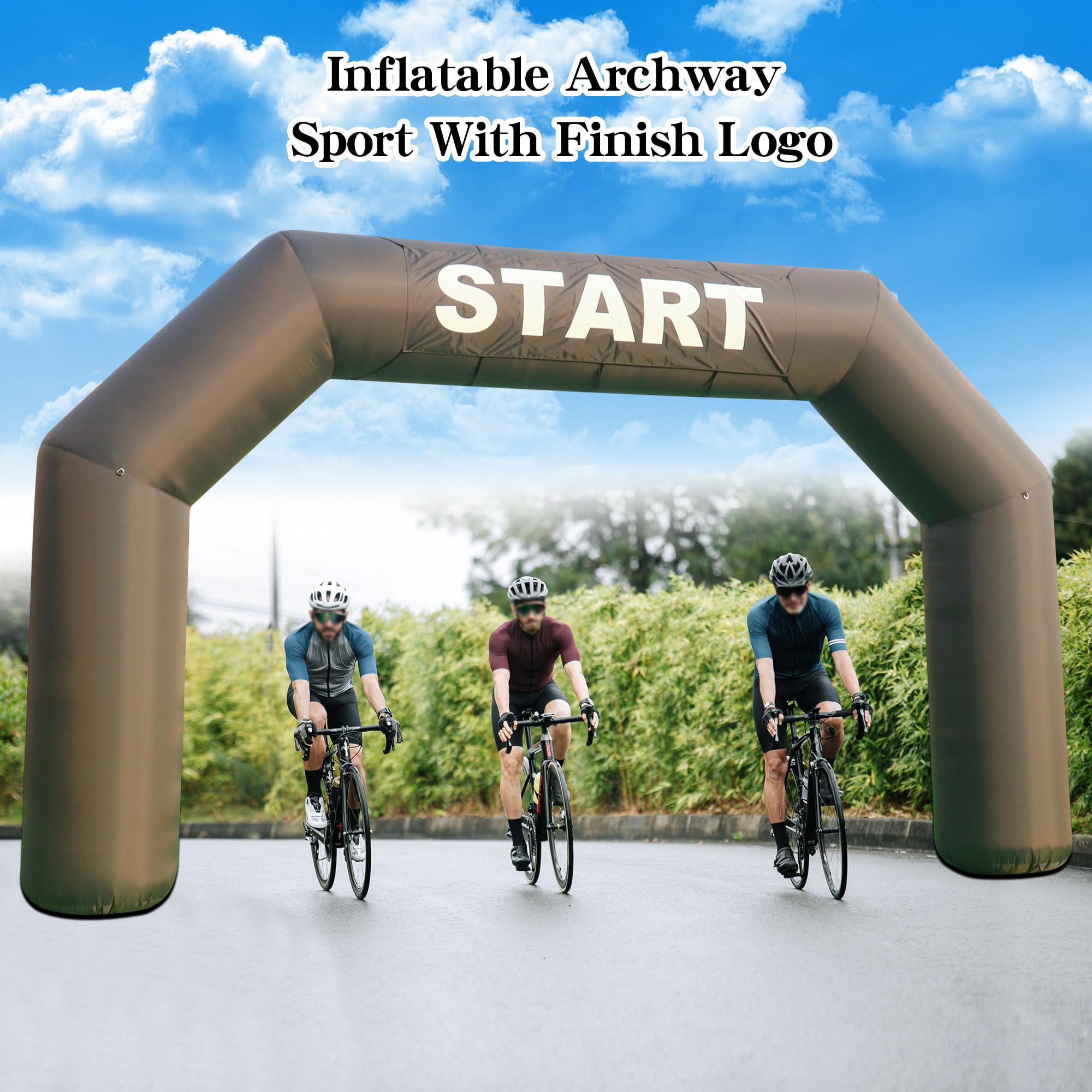 Sayok Archway - Archway - Archway - Archway - Archway - Banner de carrera con aireador para eventos publicitarios (negro)