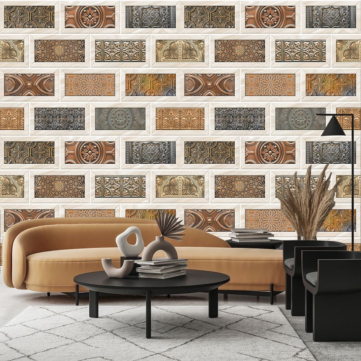 BP Design Solution Tiles Pattern Wallpaper for Home Décor, Kitchen Wall (Self Adhesive Vinyl, Water Proof (16x60) inch (B0BW4HX9L8) Amazon Price History, Amazon Price Tracker