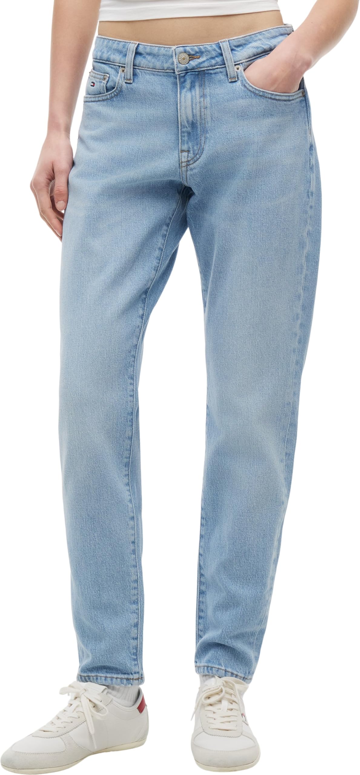 Tommy Jeans Lucy Mr Slim Bj0111 Co DW0DW23156 Slim, Mezclilla (Denim Light), 26W/32L