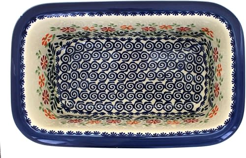 Miniatura 8 de Blue Rose Polaco Cerámica Azul Violeta Pan Panadero