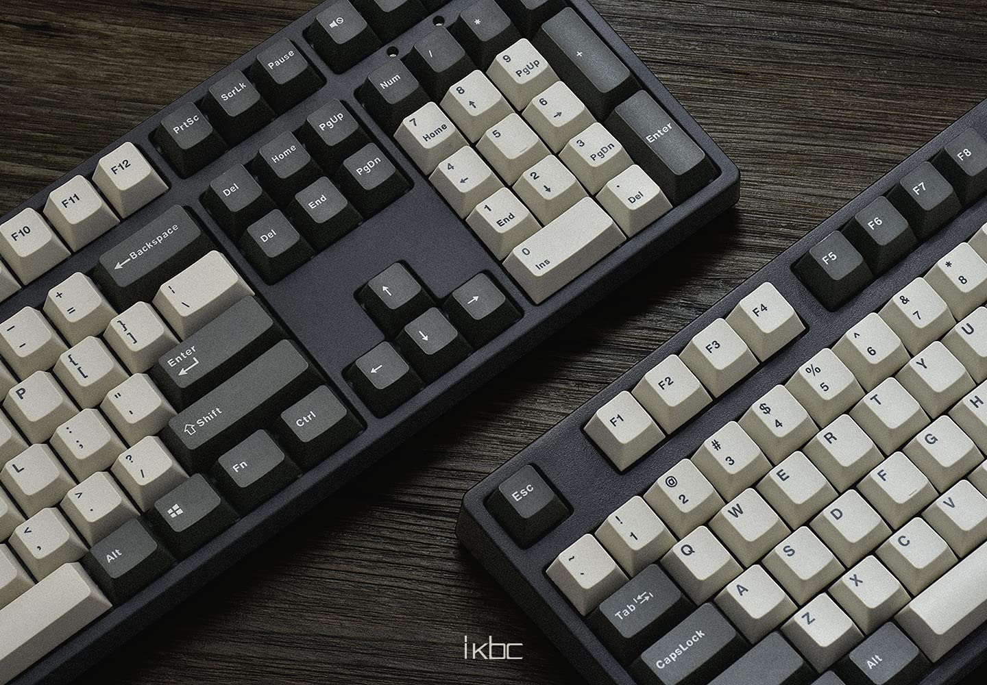 iKBC CD108 V2 Vintage Ergonomic Mechanical Keyboard with Cherry MX Red