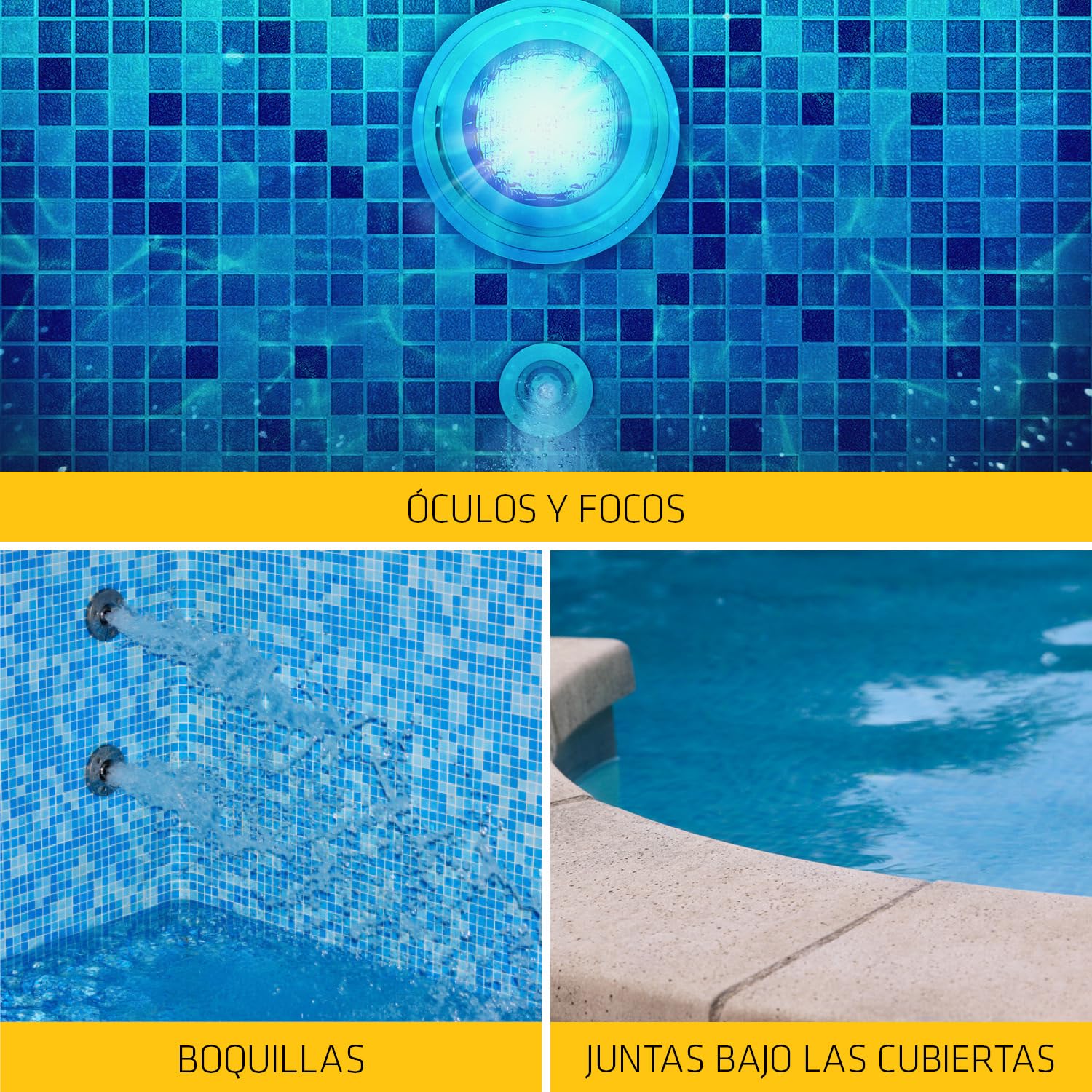 SIKA - Sellador de Silicona neutra para juntas en piscinas - Sikasil Pool - Gris - Alta resistencia al cloro y antifungicida - 300ml