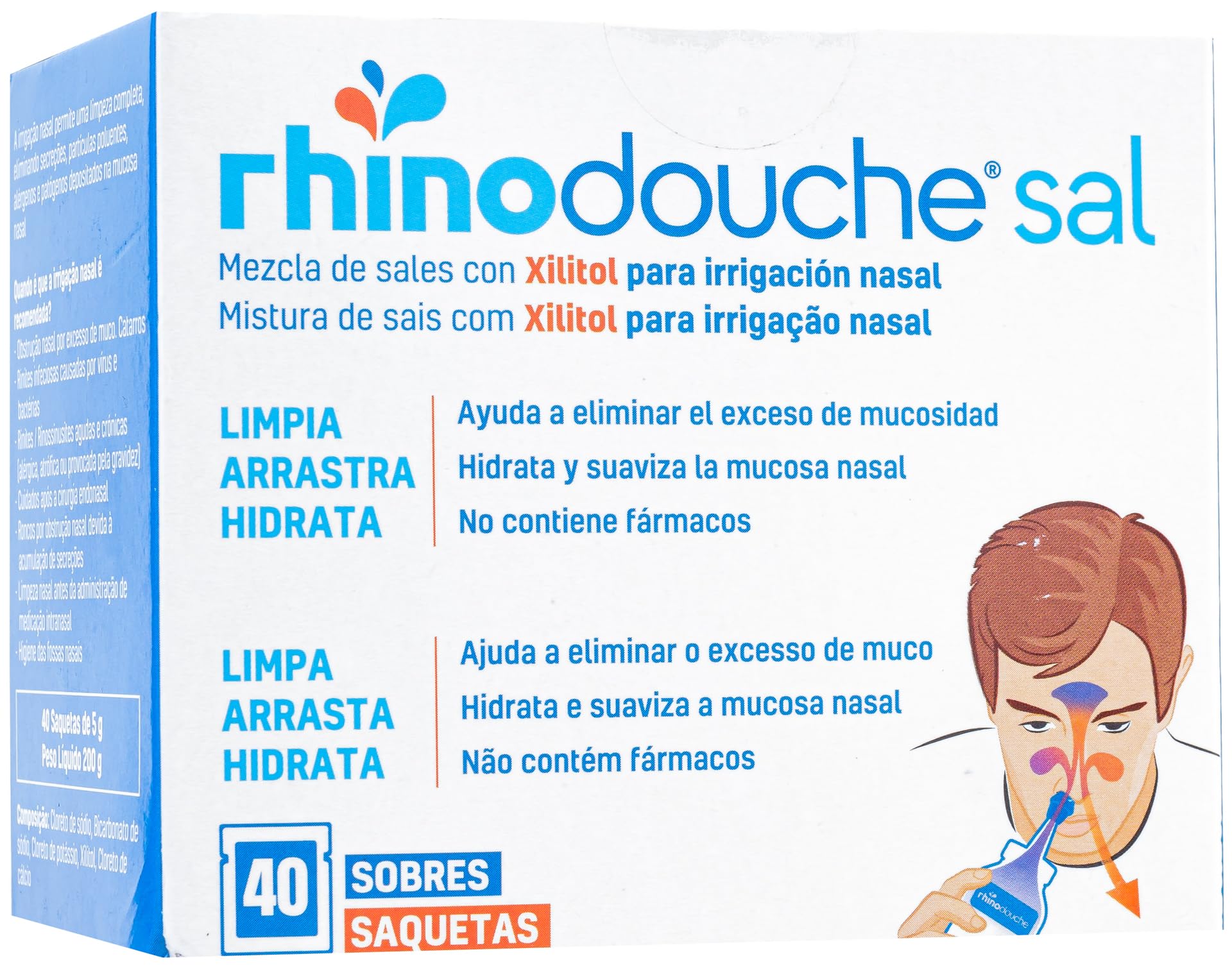 Sinusal Xl 40 Nasal Cleansing Sachets 120g