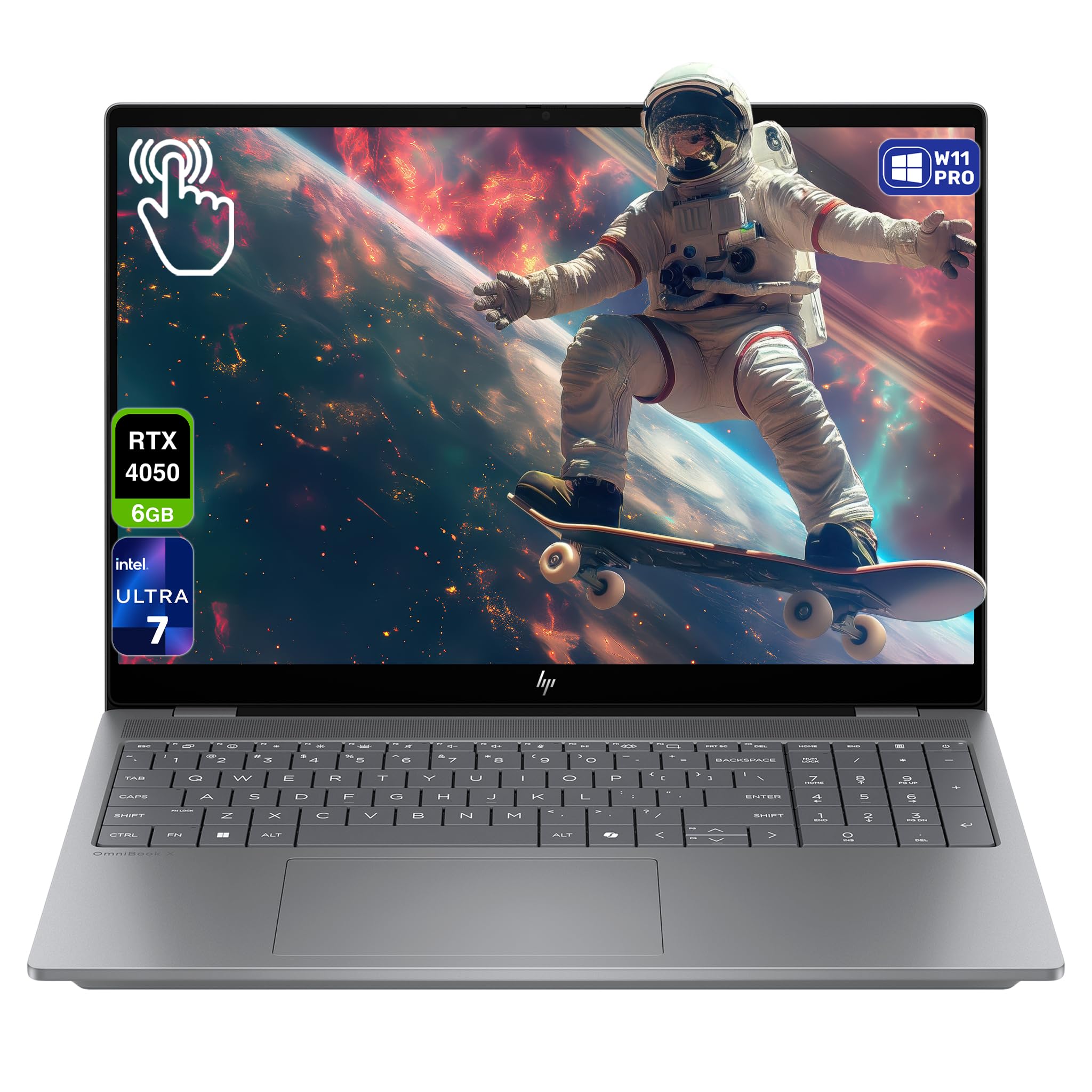 HP OmniBook X AI 16 Laptop, Intel Ultra 7-255H, 64 GB DDR5