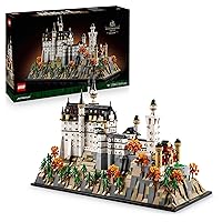 LEGO Architecture Castello di Neuschwanstein - Kit di Modellismo da Esposizione per Adulti