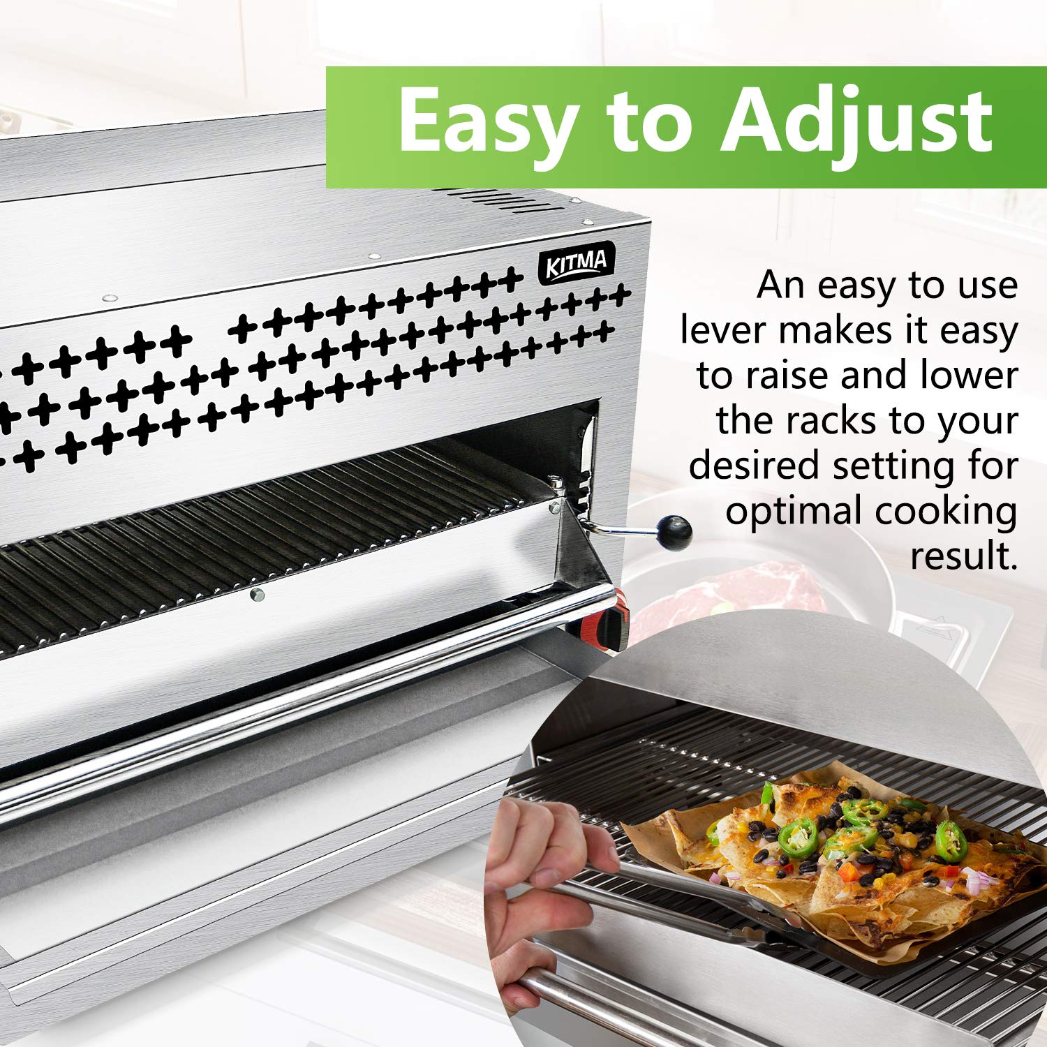 Buy Commercial Salamander Broiler, KITMA Natural Gas Cheese Melter