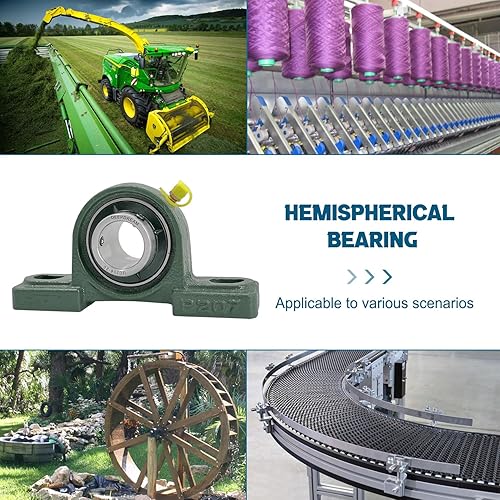 Miniatura 153 de 4 unidades UCP205-16 Cojinetes de bloque de almohada de 1 pulgada de eje de hierro fundido p205 rodamientos con 1 pulgada de diámetro montado bloque