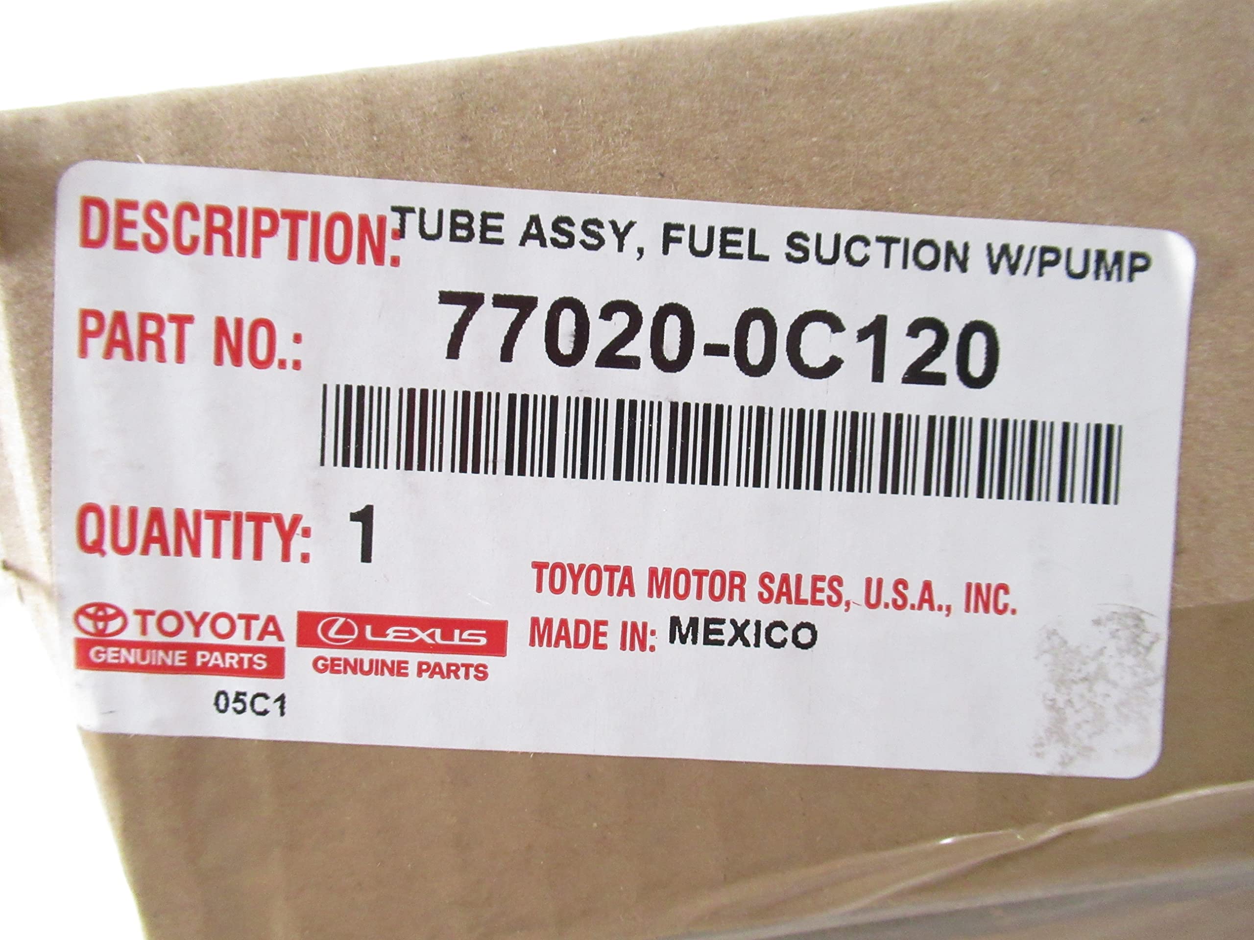Amazon.com: Toyota Genuine Parts - Tube Assy, Fuel Suct