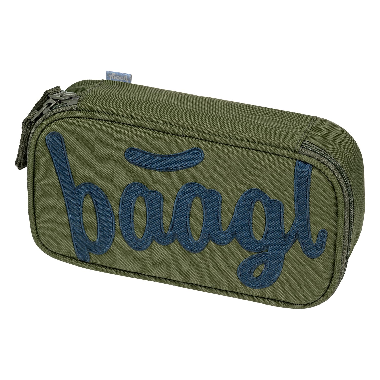 Baagl Pencil Case for Girls - School Pencil Case for Stationery - School Supplies Pencil Case, Boys Pencil Case for School, olive, M, Colourful, playful, modern, practical