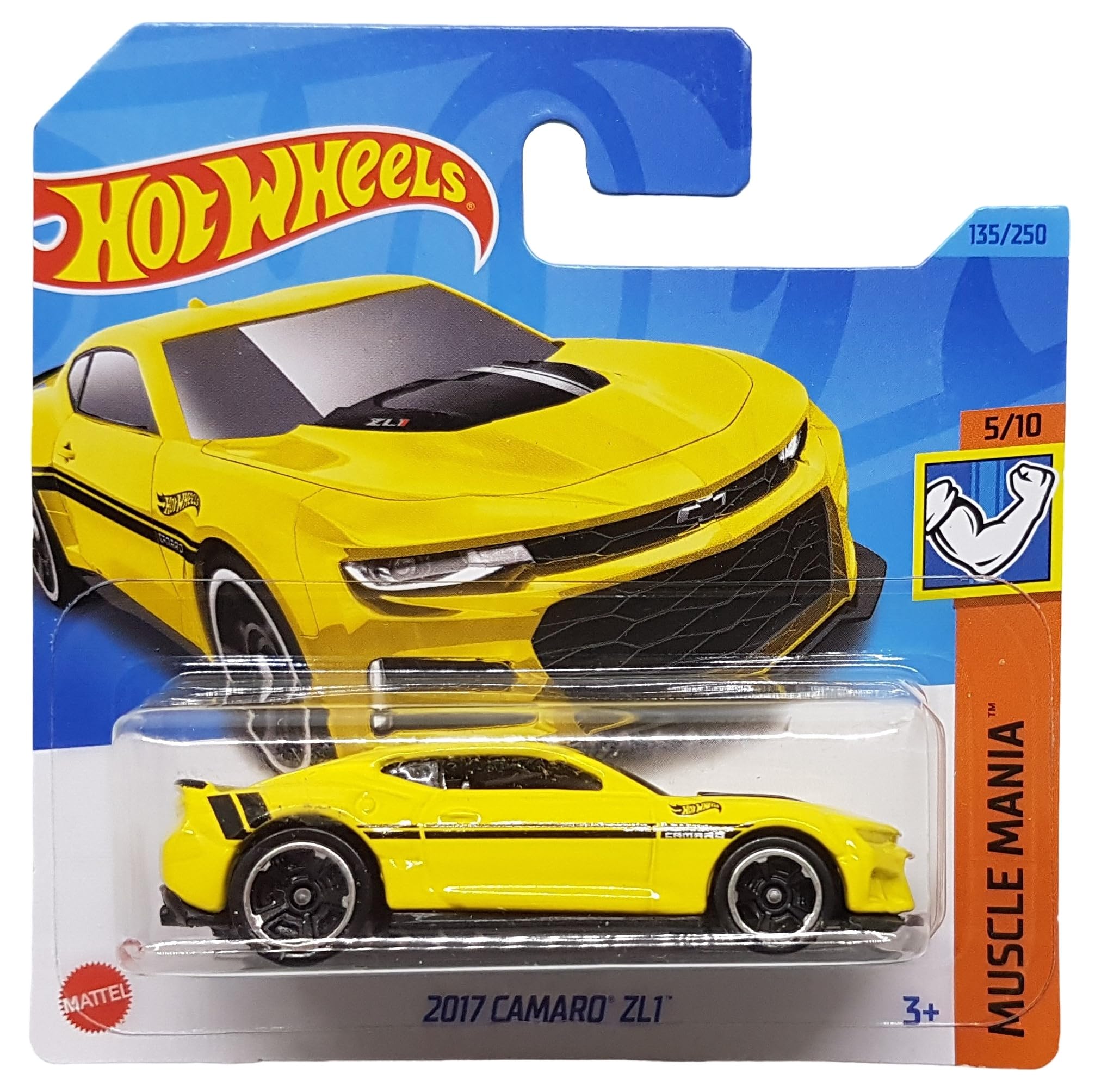 Hot Wheels 2017 Camaro ZL1 Muscle Mania Car - Yellow - Mattel