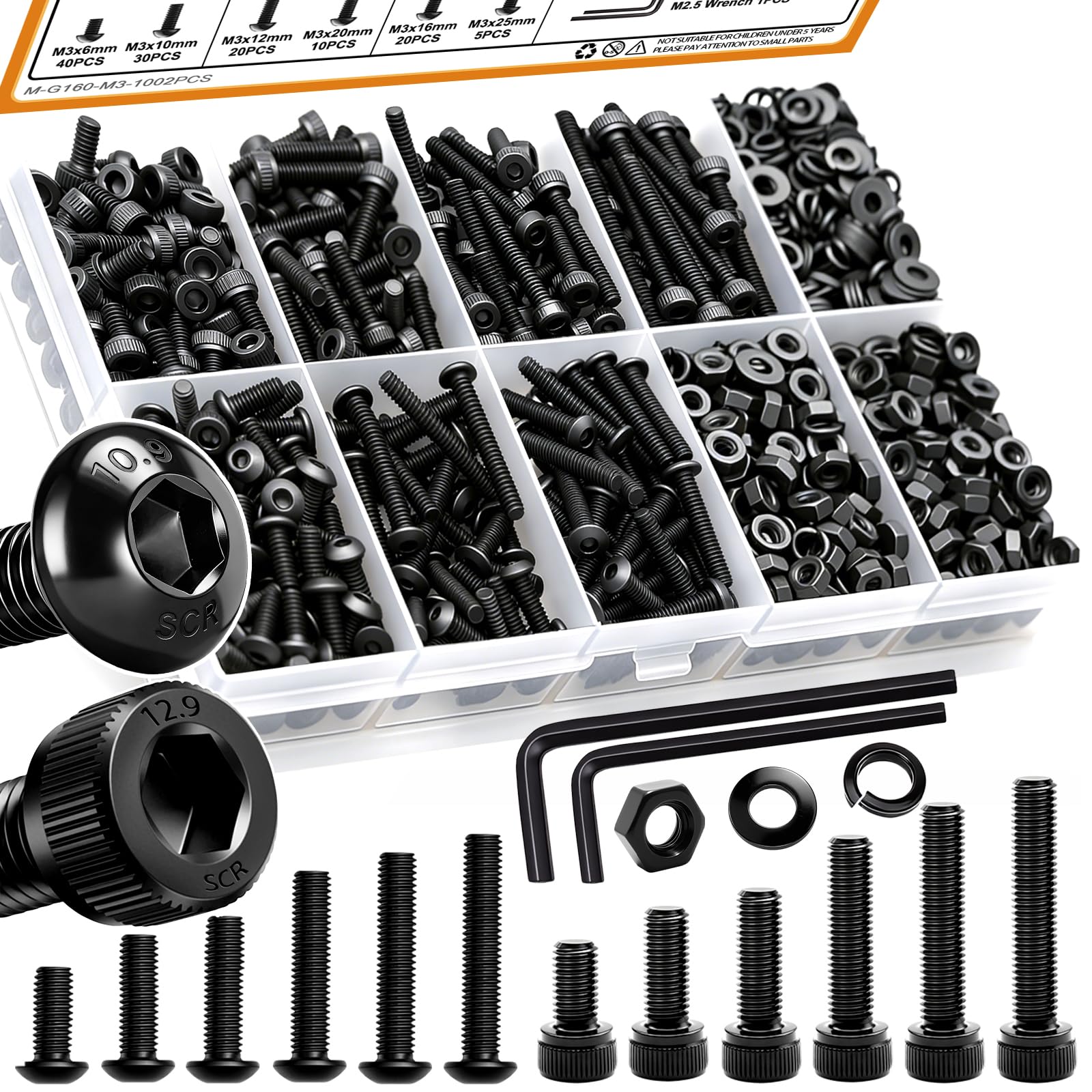 780PCS Stainless Steel Screw & Bolt Kit - DIY & Repairs -20 780PCS Stainless Steel Screw & Bolt Kit - DIY & Repairs -20