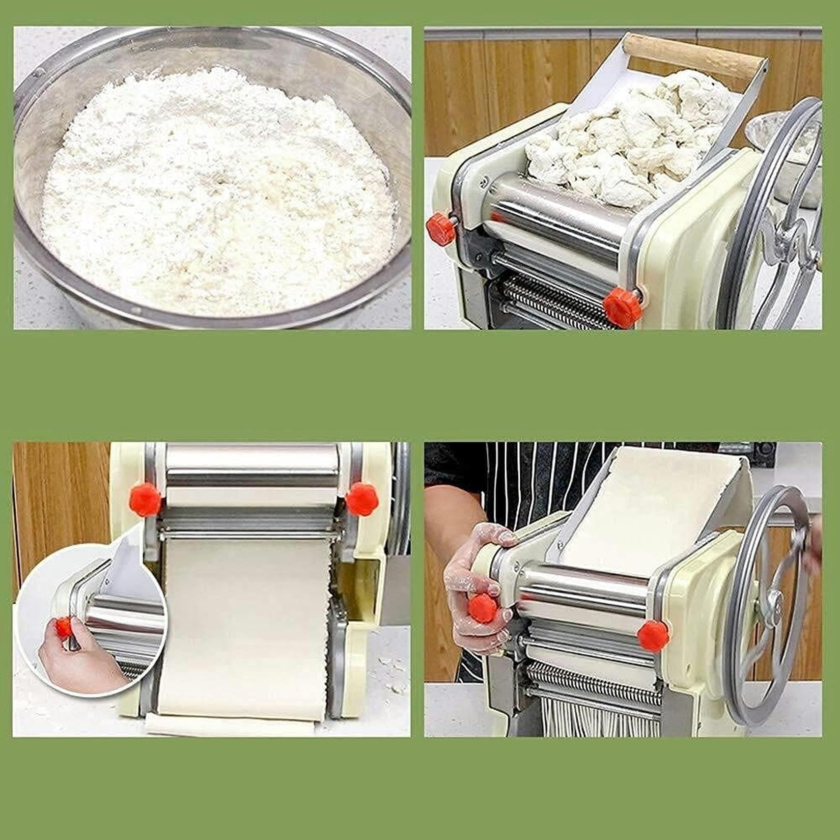 Máquina para Hacer Pasta Máquina para Hacer Fideos, Máquina para Hacer Pasta Máquina para Hacer Fideos Máquina para prensar Masa Manual para el hogar Máquina para Hacer Fideos Manual para Cocina Pas