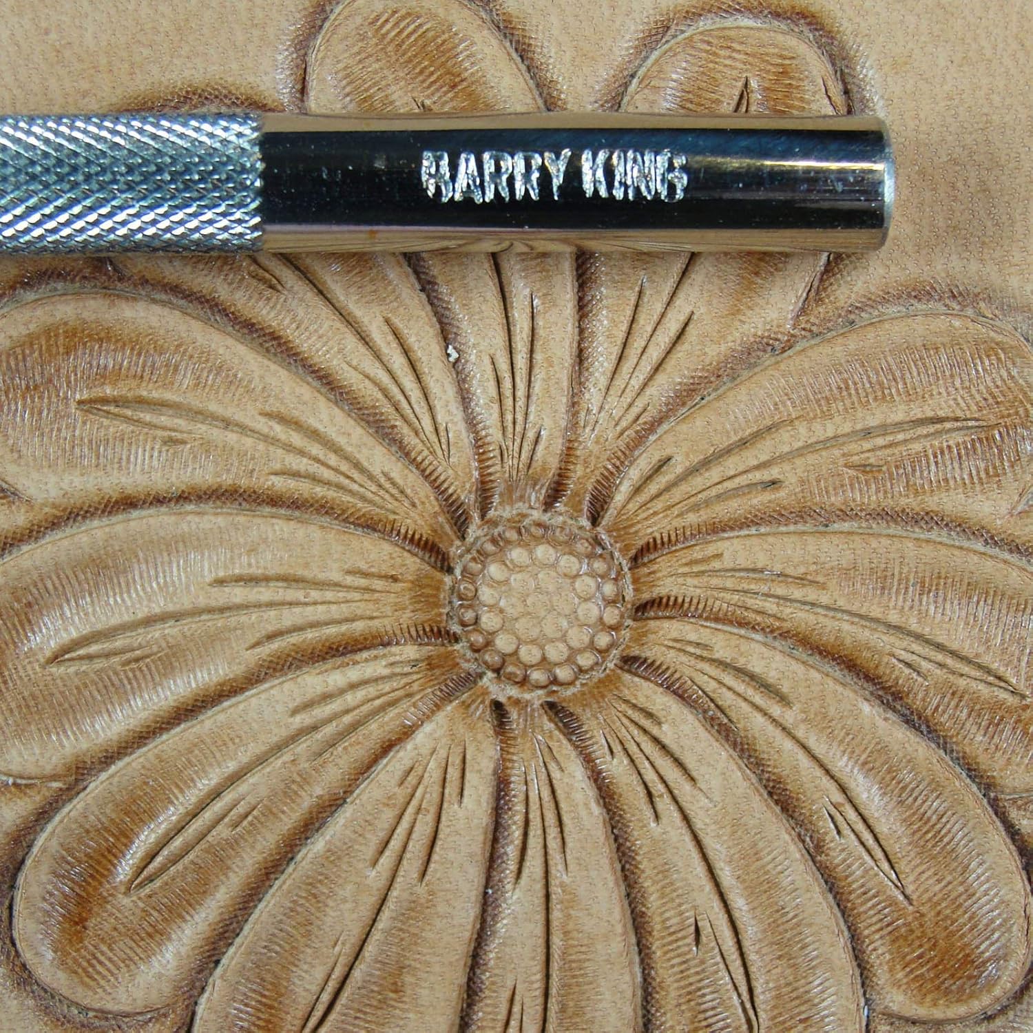 Stainless Steel Barry King - #2 Lined Veiner Stamp (Leather Stamping Tool)