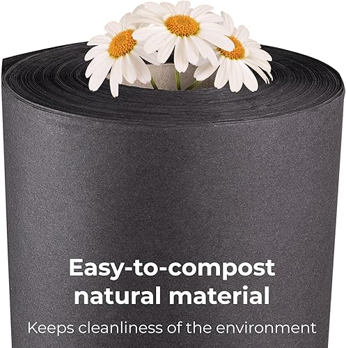 Miniatura 8 de IDL Packaging 36 x 8400 pulgadas (700 pies) - 45 libras de grosor - Rollo de papel kraft negro - Papel de manualidades de color escolar - Papel de