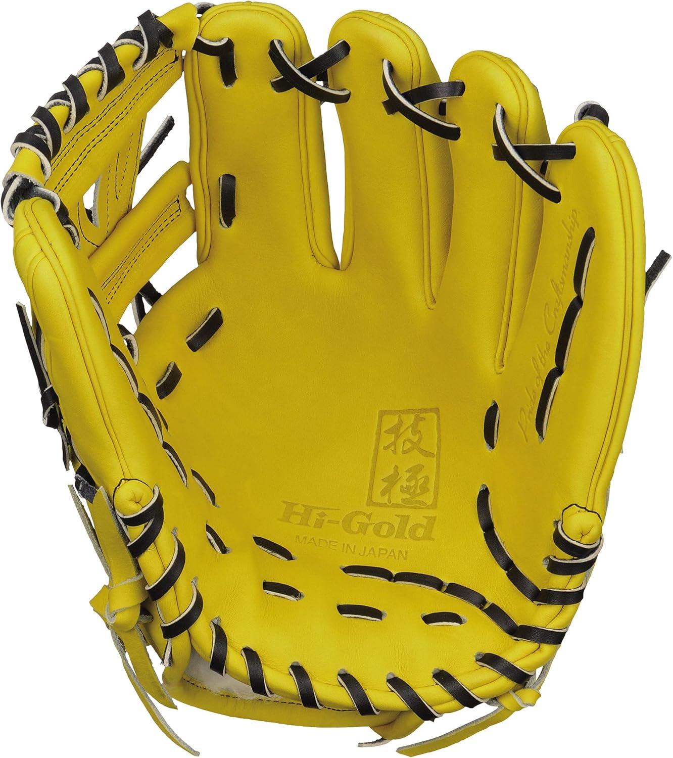 Technical Pole WKG-1196 Hard Grab for Playstops and Second Base, Natural Yellow, Right Throw, LH