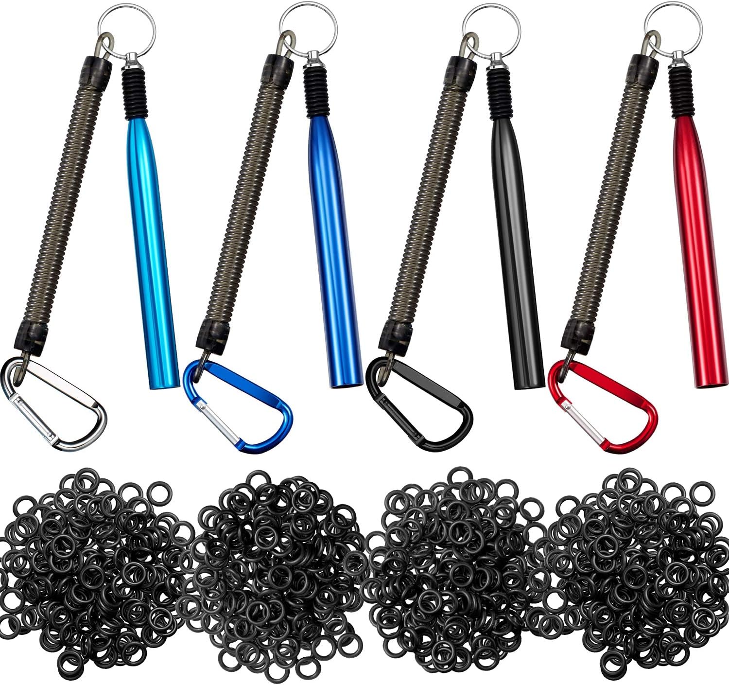 Per Wacky Worm Rig Tool Con 100 Pezzi O-ring In Silicone Per Esche - Foto 9